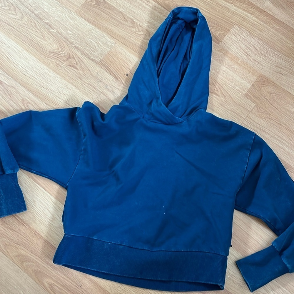 Joy lab hoodie size M medium blue teal color